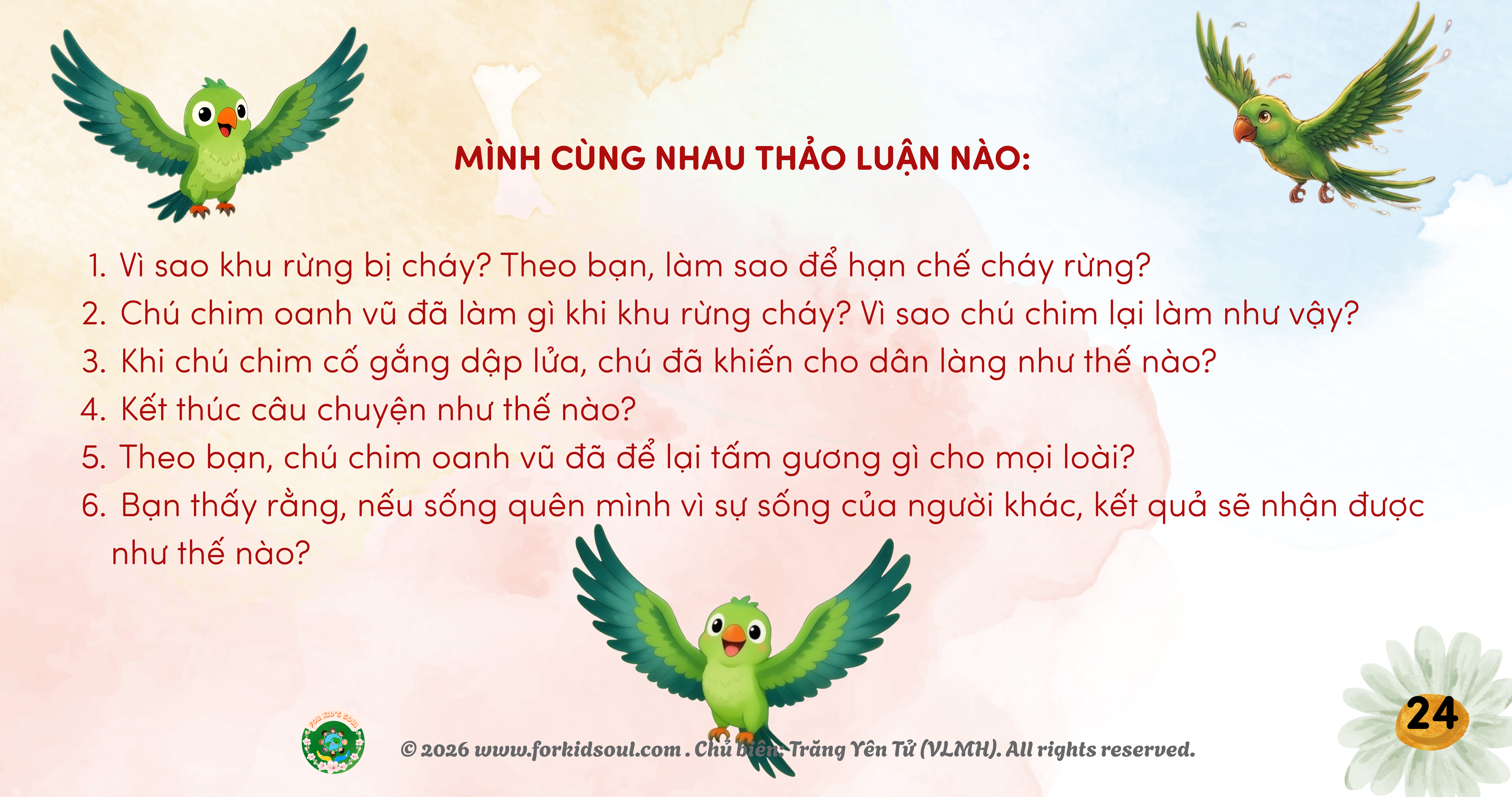 Chim oanh vũ nhân hậu page 23
